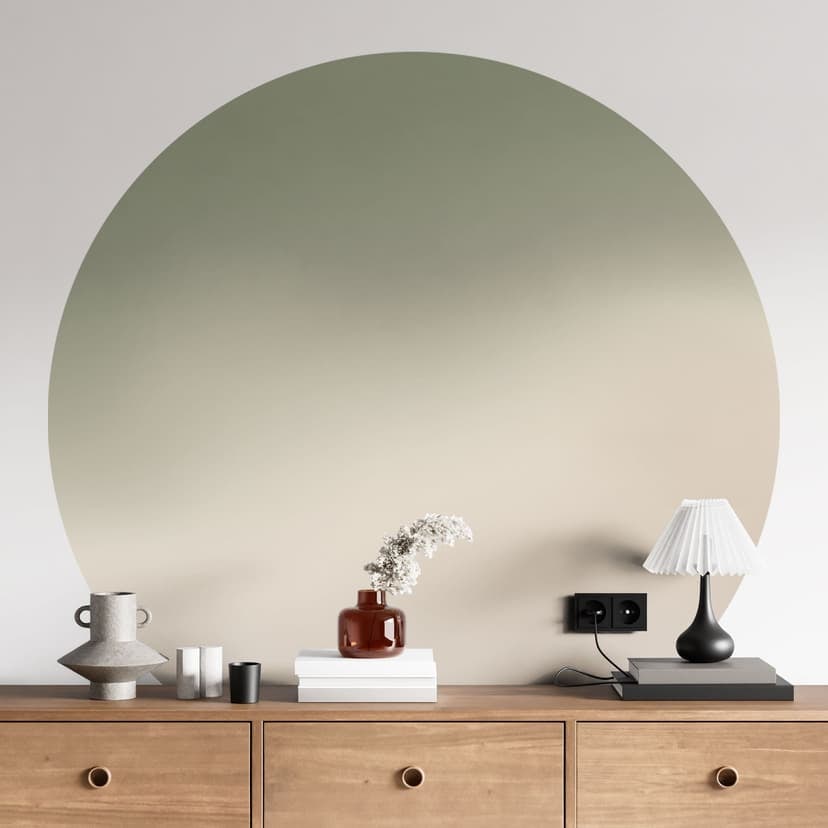 Adesivo murale Ombre - Nebbia di bosco