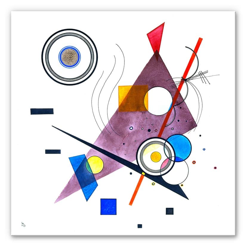Stampa su Forex Kandinsky - Composizione II