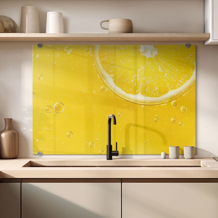 Pannello paraschizzi - Spremuta di limone