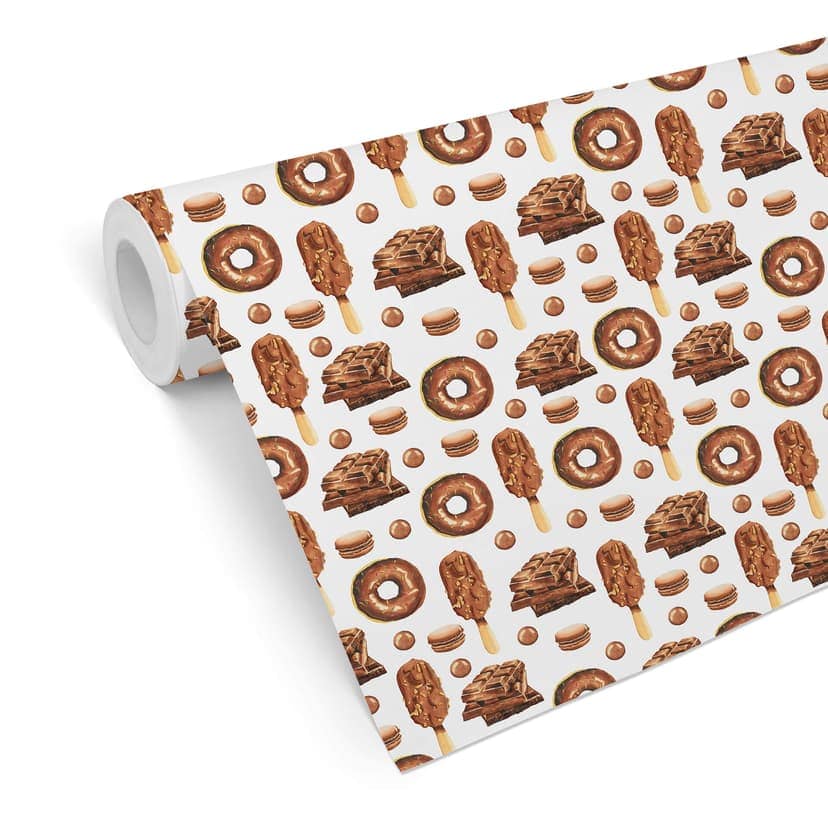 Carta da parati a motivi – Cioccolato