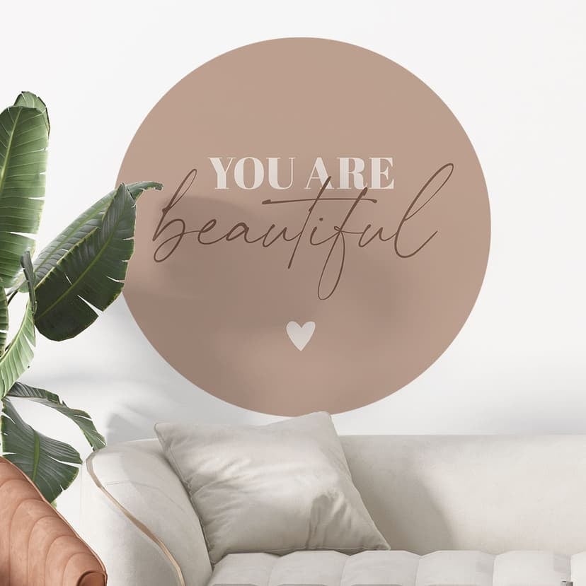 Adesivo murale You are beautiful