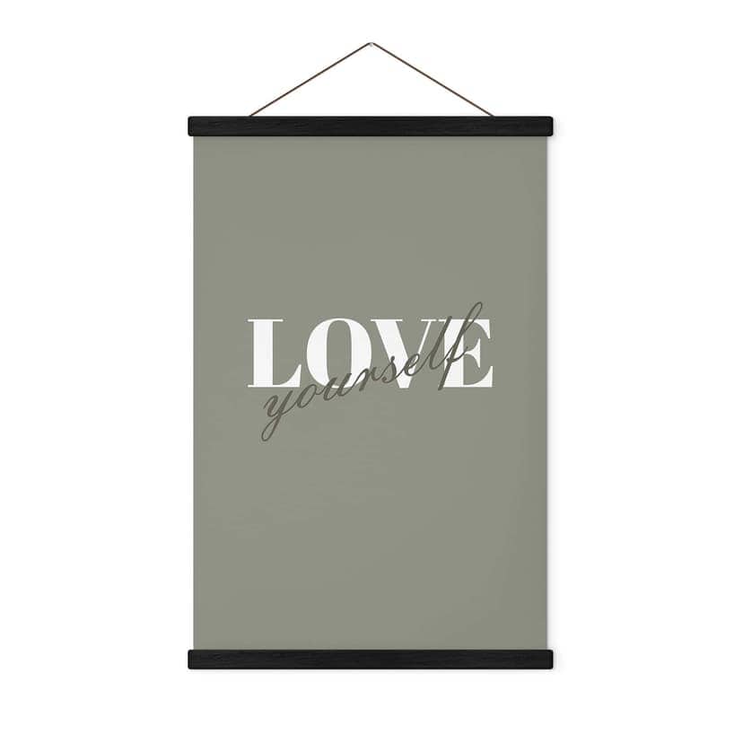 Poster tessile Love yourself