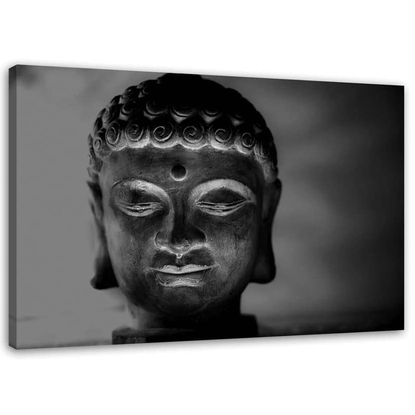 Stampe su tela, Testa di Buddha Feng Shui