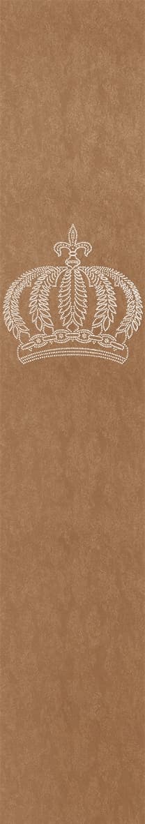 Carta da parati in tessuto non tessuto a corona, look cemento look metallo moderno lucido in rame