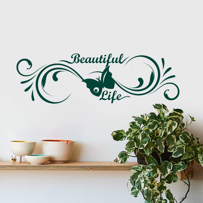 Adesivo murale - Beautiful Life