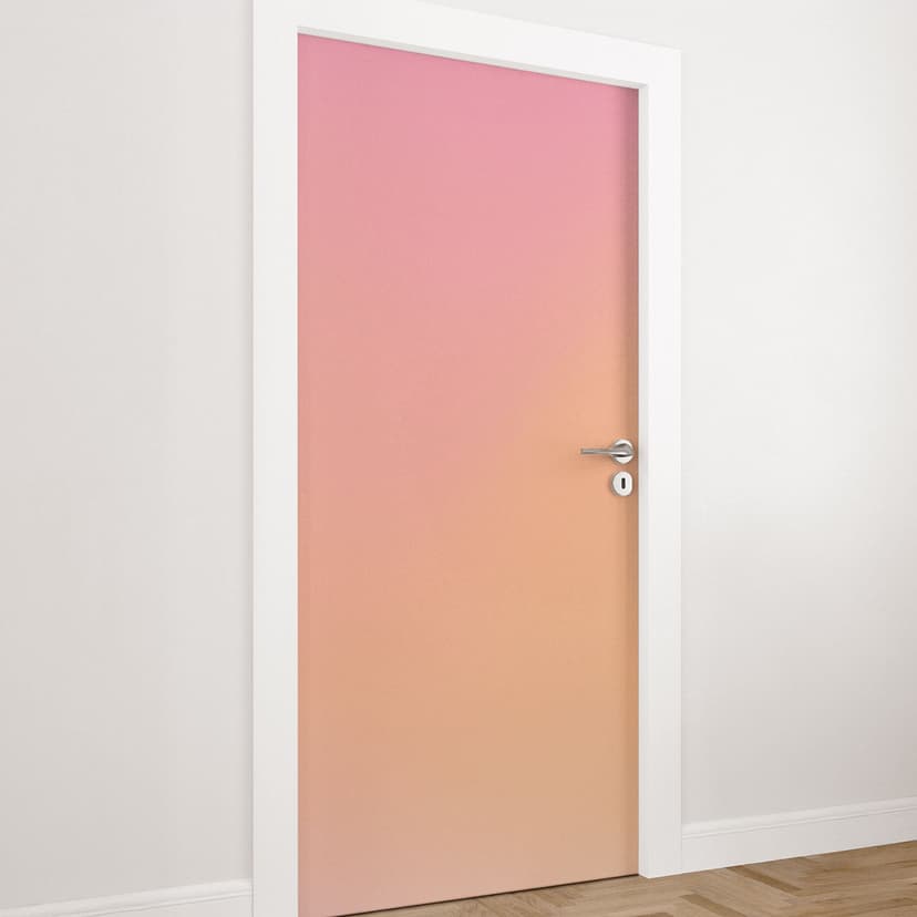 Pellicola per porte con gelato al lampone Ombre - decorazione autoadesiva per porte