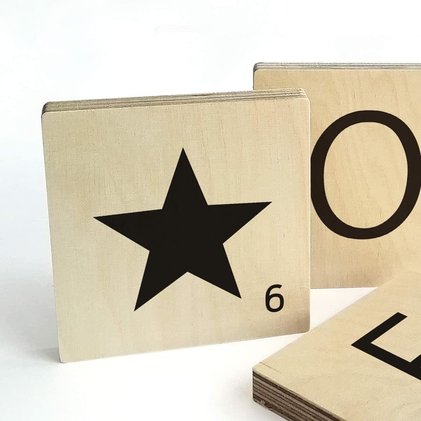 Lettere in legno – Stella