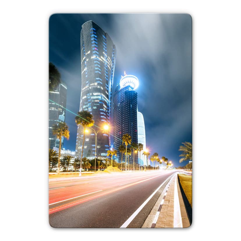 Glasbild Colombo - Qatar - Doha