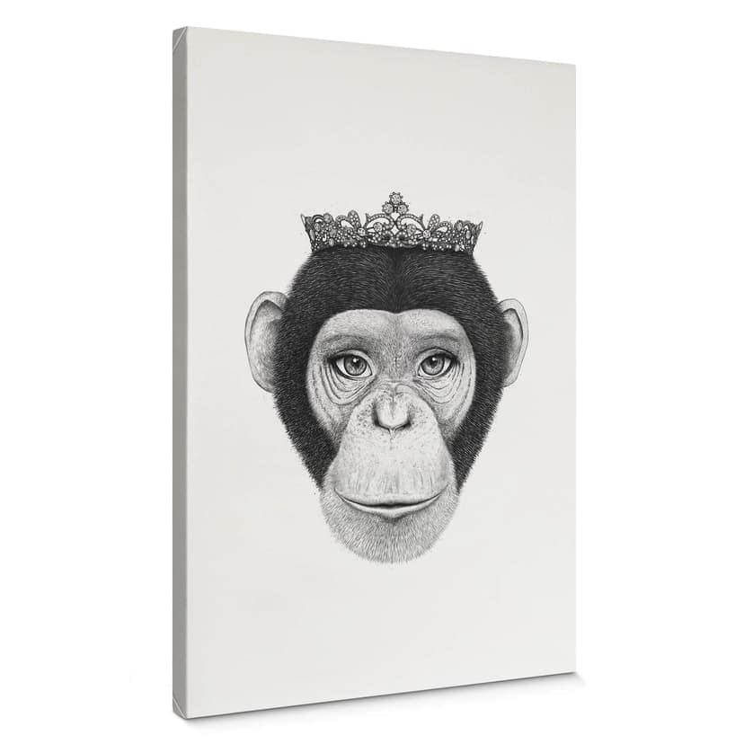 Stampa su tela Korenkova -Queen Monkey