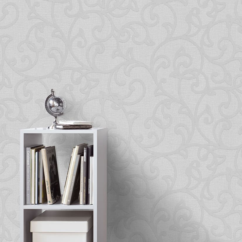 Carta da parati ornamentale Opus grey