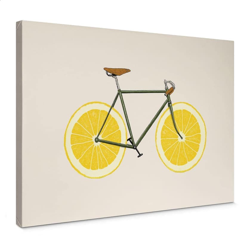 Stampa su tela Bicicletta con limone - Bodart