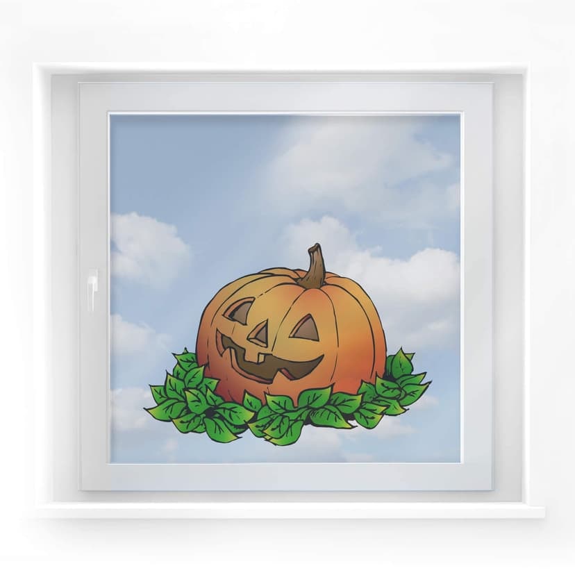 Adesivo per finestra - Zucca 2