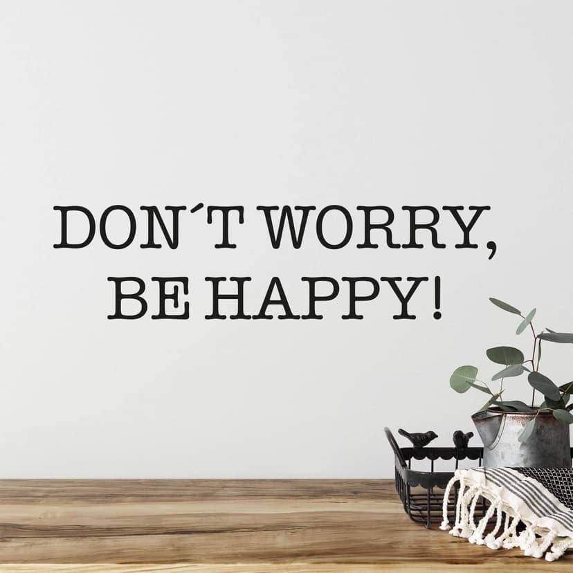 Adesivo murale - Don't worry, be happy!