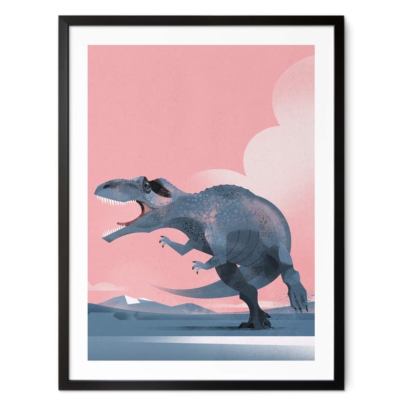 Poster Braun - Giganotosauraus Dinosaur