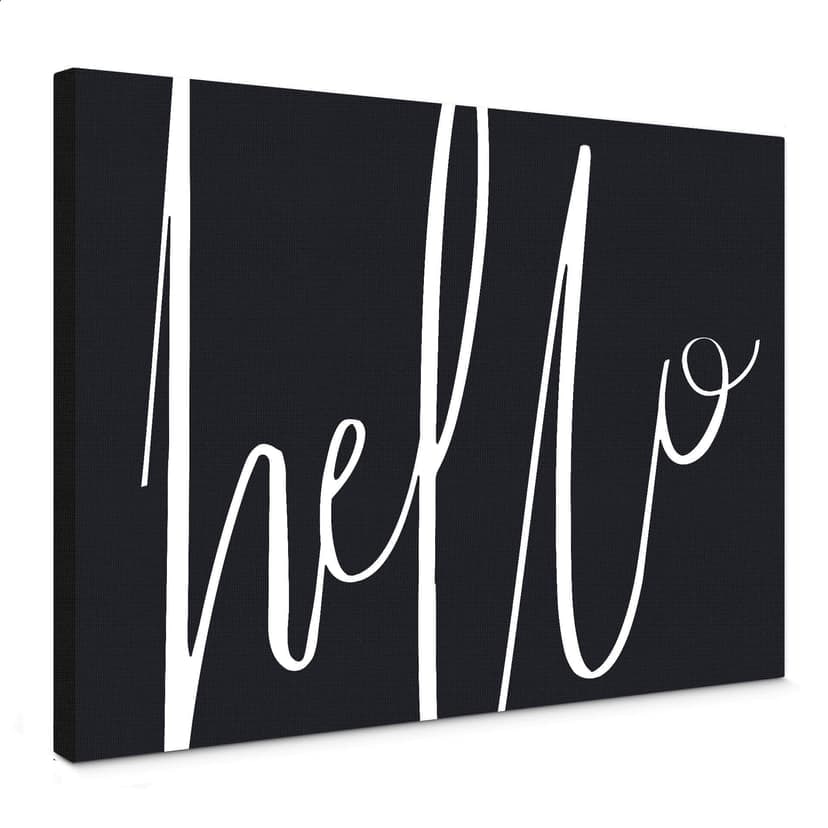 Stampa su tela - Hello