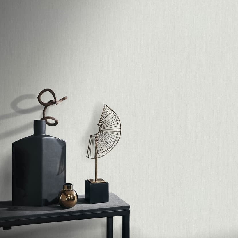 Guido Maria Kretschmer Carta da parati unitaria Echo & Soft Loom Fashion for Walls 5 grigio chiaro