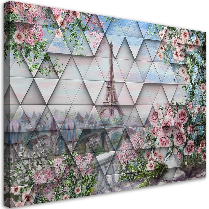 Stampe su tela, Torre Eiffel Parigi 3D
