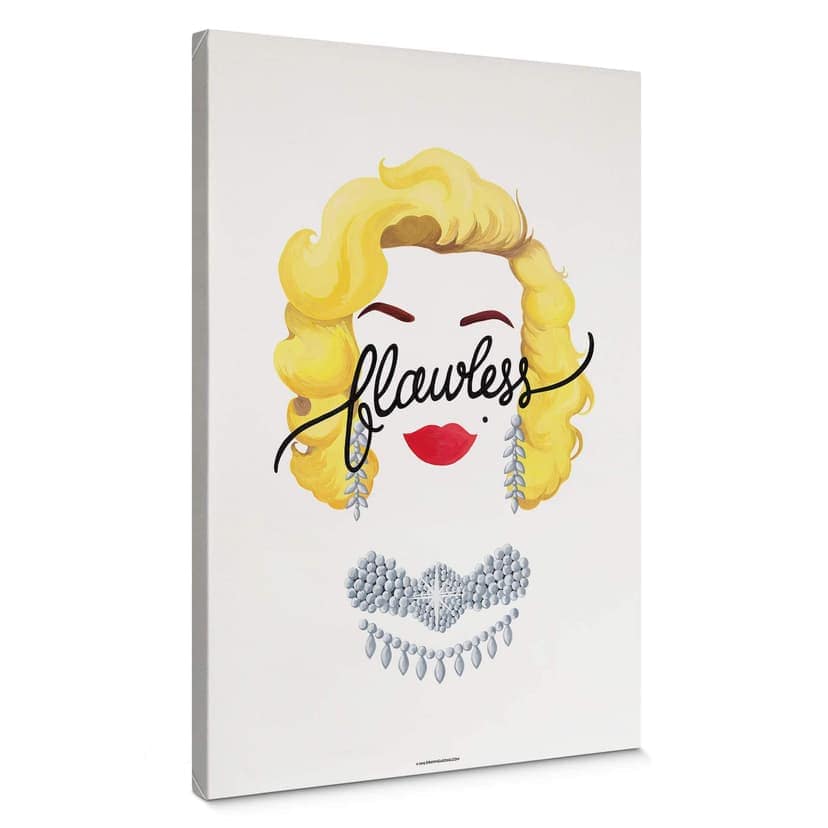 Stampa su tela Tohmé - Flawless Marilyn