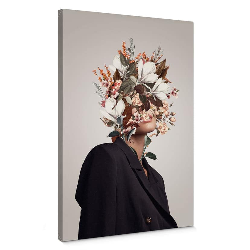Stampa su tela Fiori femminili - Moth