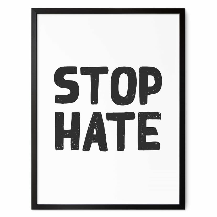 Poster -Stop Hate