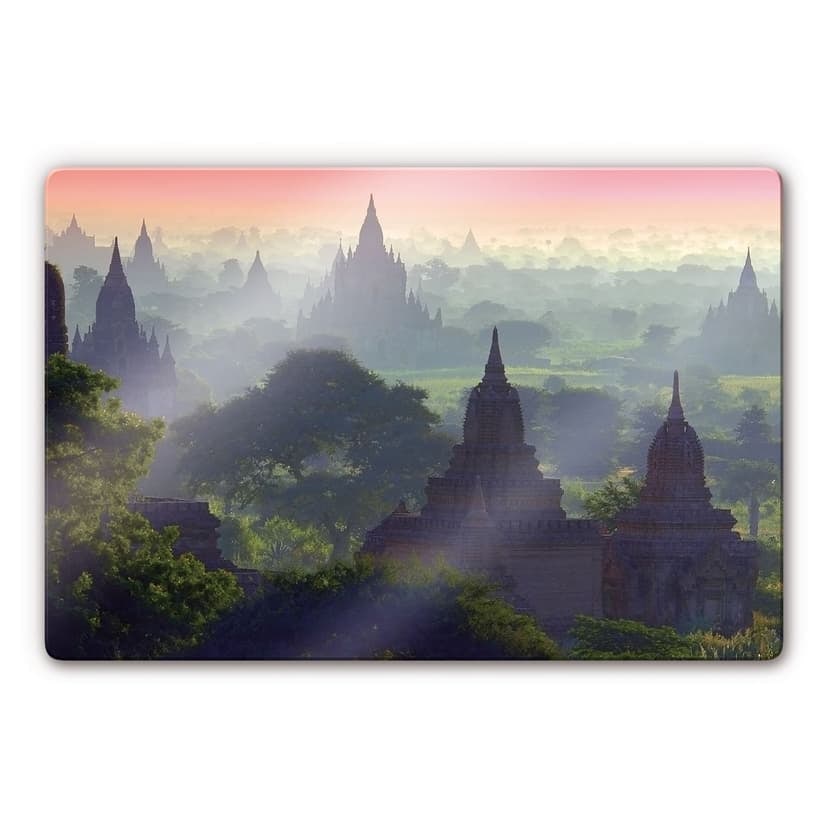 Stampa su vetro - Bagan (Birmania)