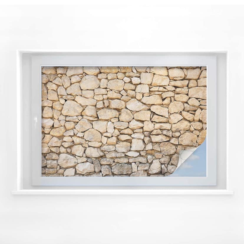Pellicola adesiva per vetri - muro 01