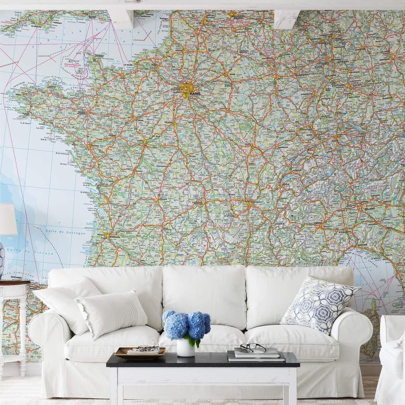 Fotomurale Falk - Francia Mappa