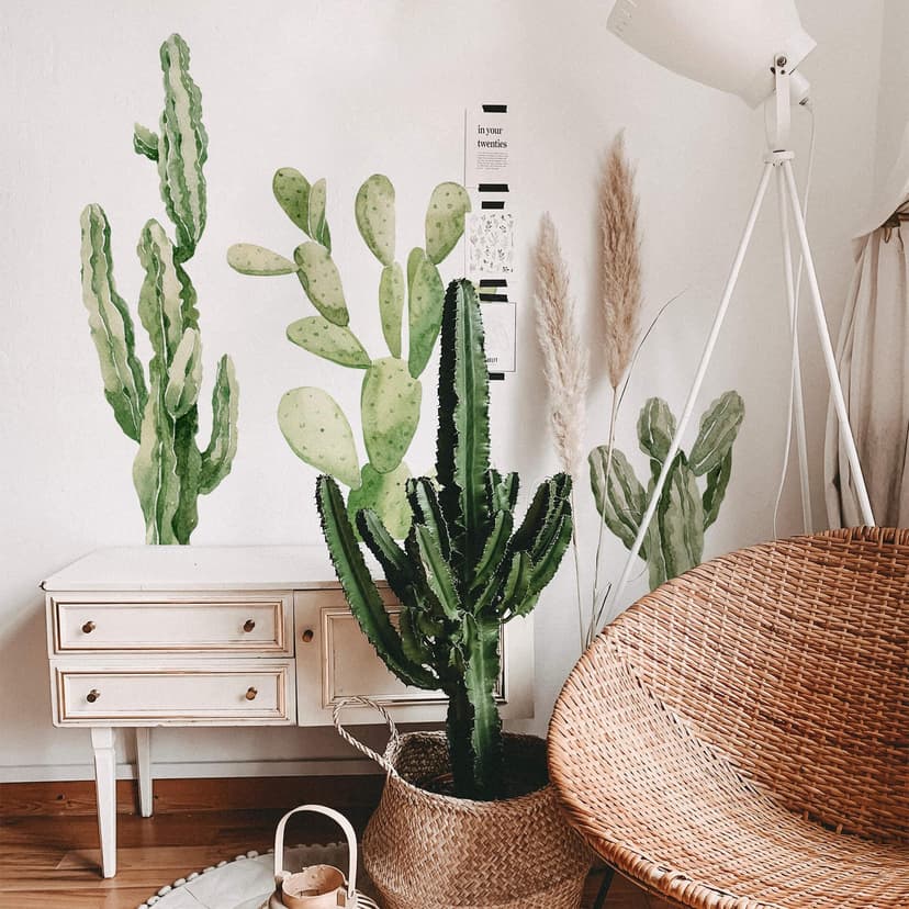 Adesivo murale - Cactus Set XXL (10 pz.)