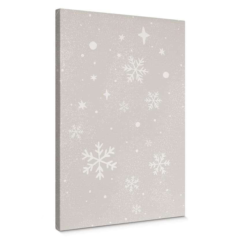 Stampa su tela Orara Studio - Fiocco di neve dorato