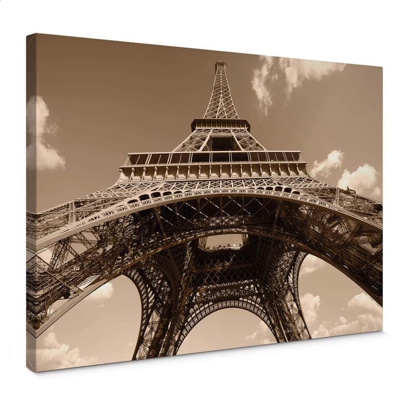 Stampa su tela - Torre Eiffel - Prospettiva