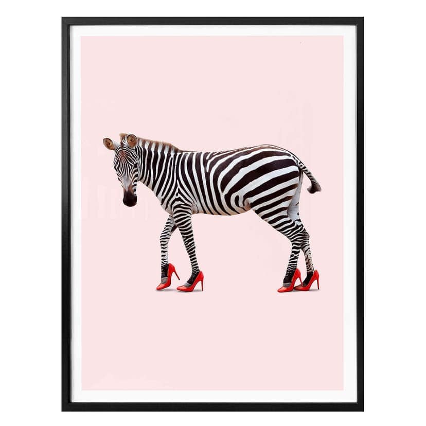 Poster Loose - Zebra Heels