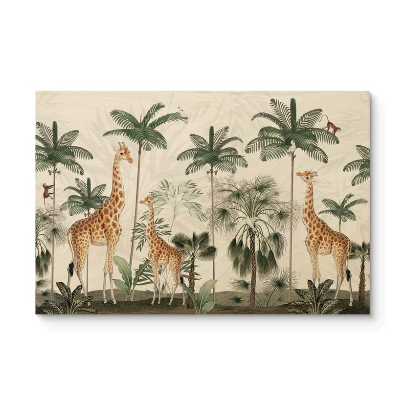 Stampa su legno Kikki Belle - Giraffe