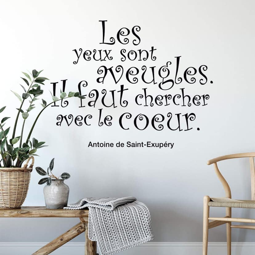 Adesivo murale - Les yeux sont aveugles...
