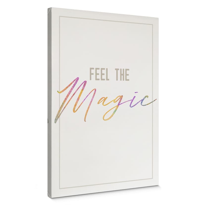 Stampa su tela Feel the magic