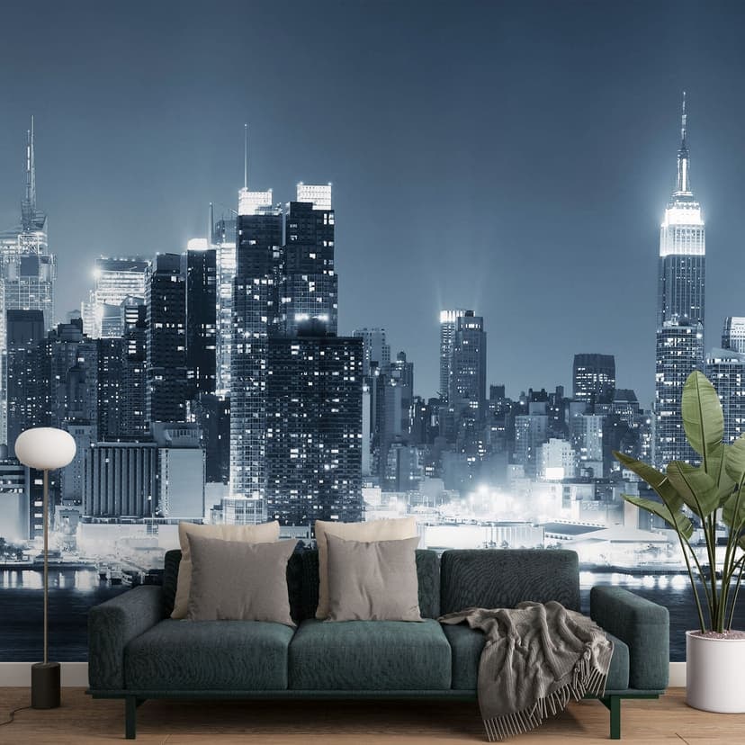 Fotomurale New York by Night 1 Panorama