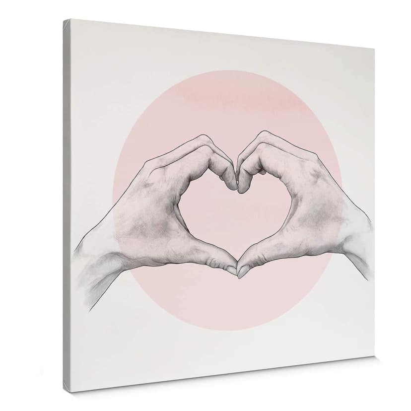 Stampa su tela Graves – Heart in Hand