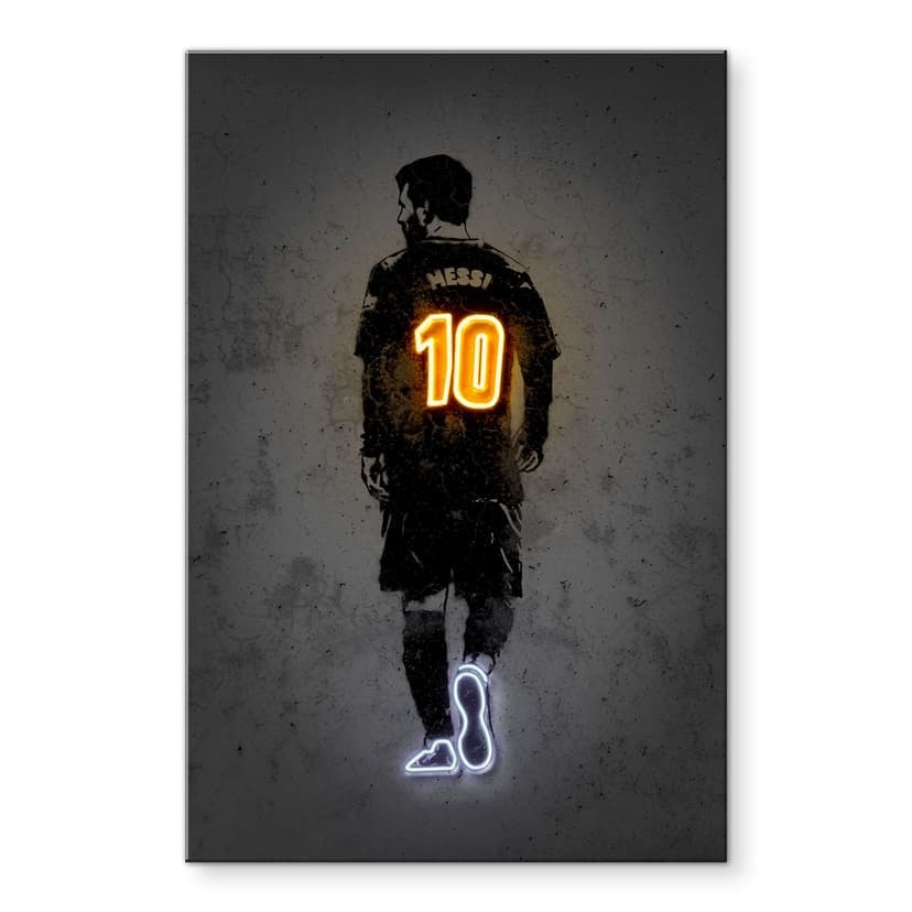 Stampa su vetro acrilico Messi - Mielu