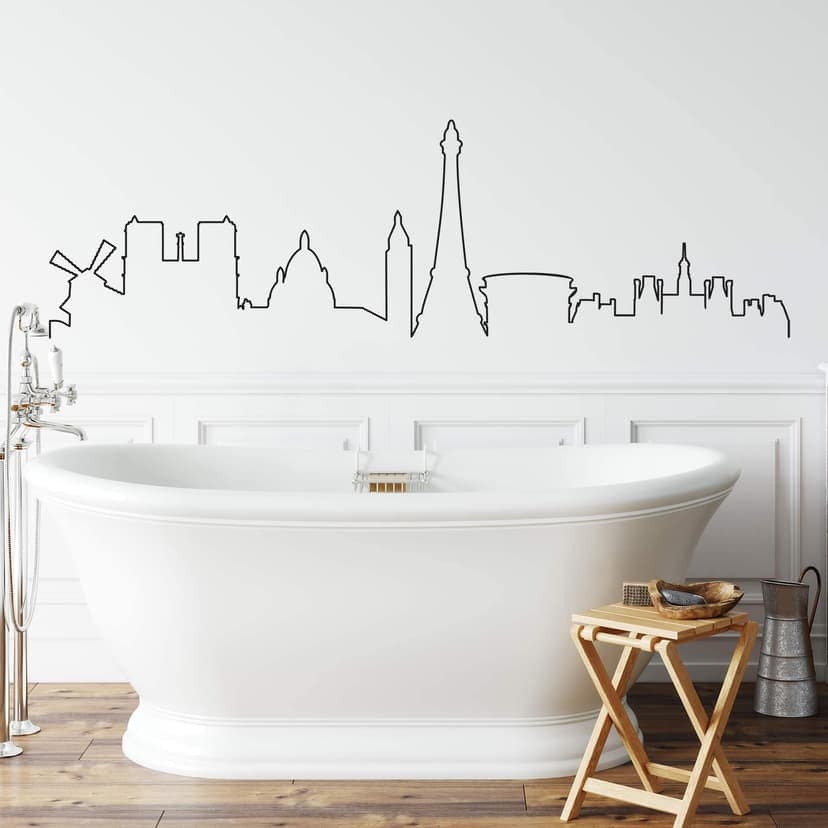 Adesivo murale - Paris Skyline