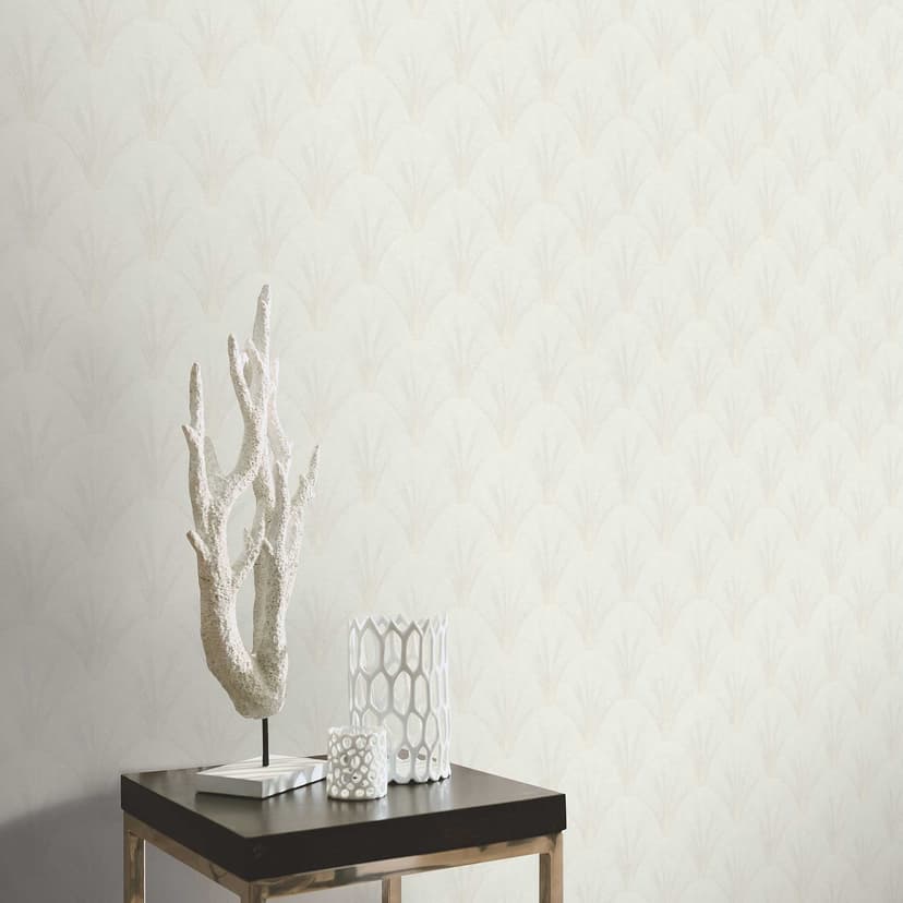 Carta da parati in tessuto non tessuto AVANTGARDE Elle Decoration 4, grigio chiaro