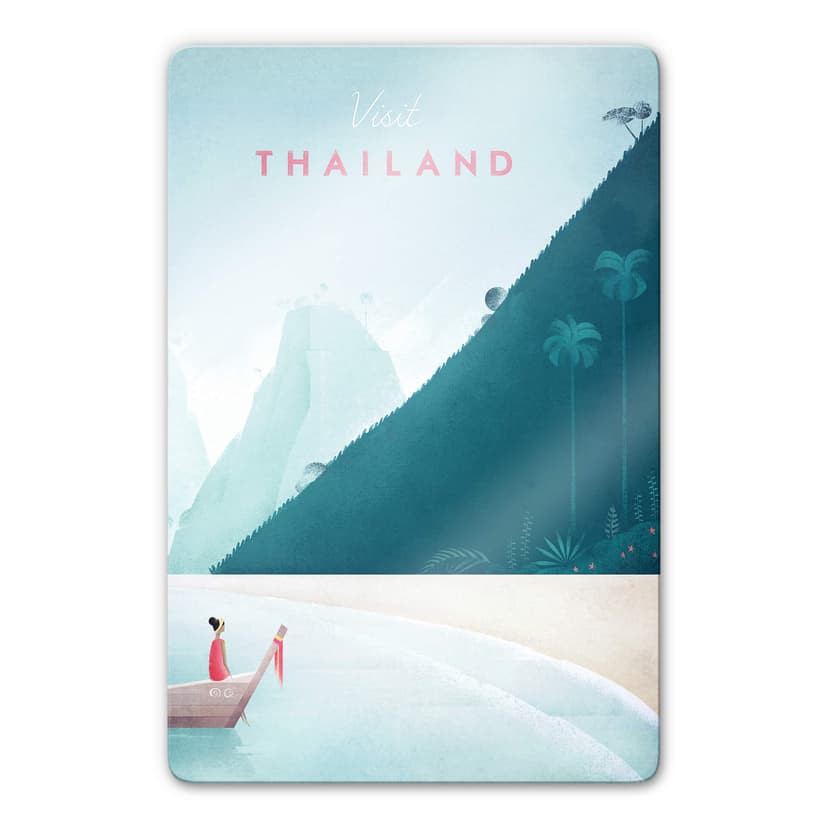 Stampa su vetro Rivers - Thailandia