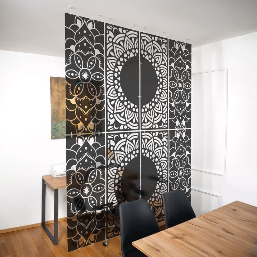 Divisorio, schermo, schermo appeso per la privacy Ornamento Mandala
