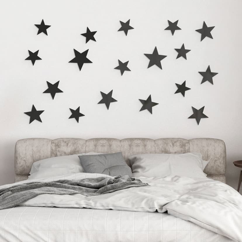set di stelle 3D per decorazione murale