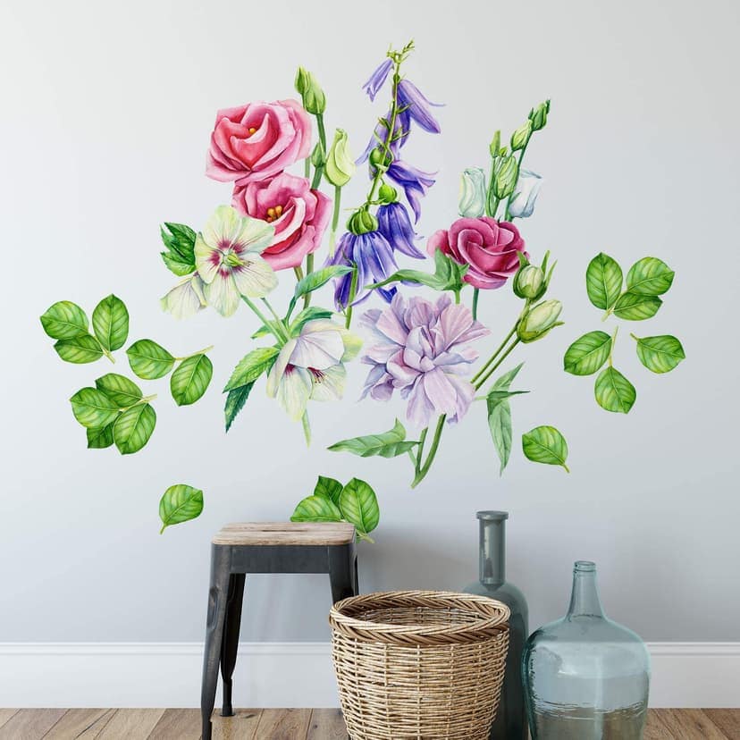 Adesivo murale XXL - Fiori