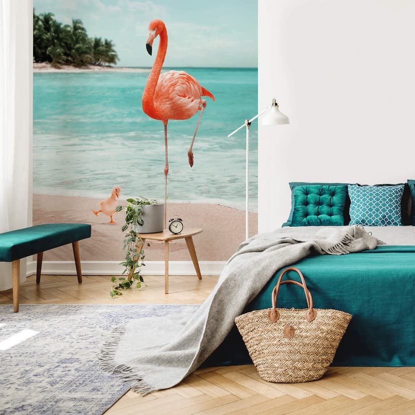 Fotomurale Loose – Wannabe Flamingo