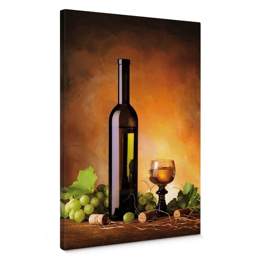 Stampa su tela - Vino bianco