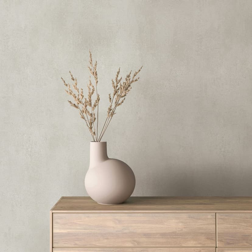 Carta da parati in tessuto non tessuto in look grigio cemento usato look semplice
