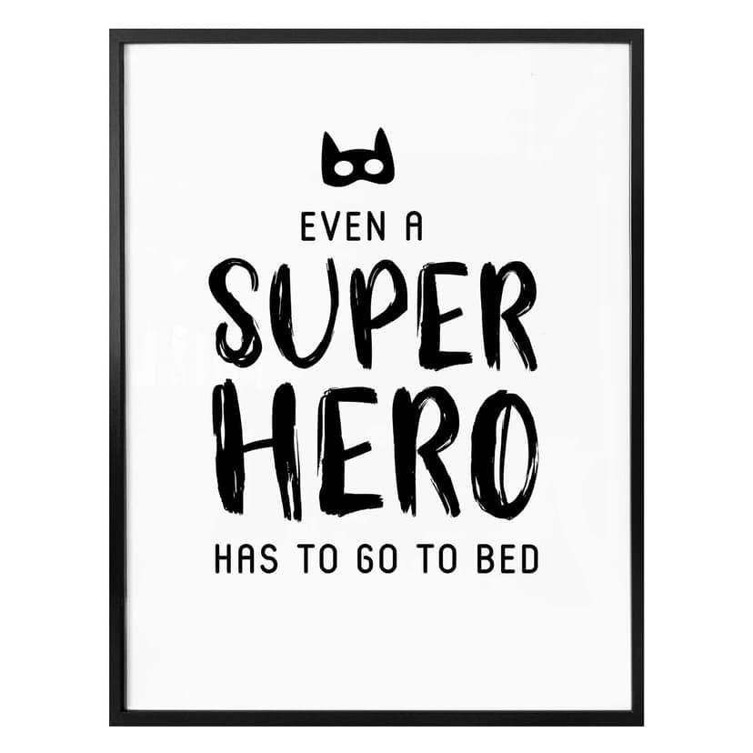 Poster - Even a super hero 1
