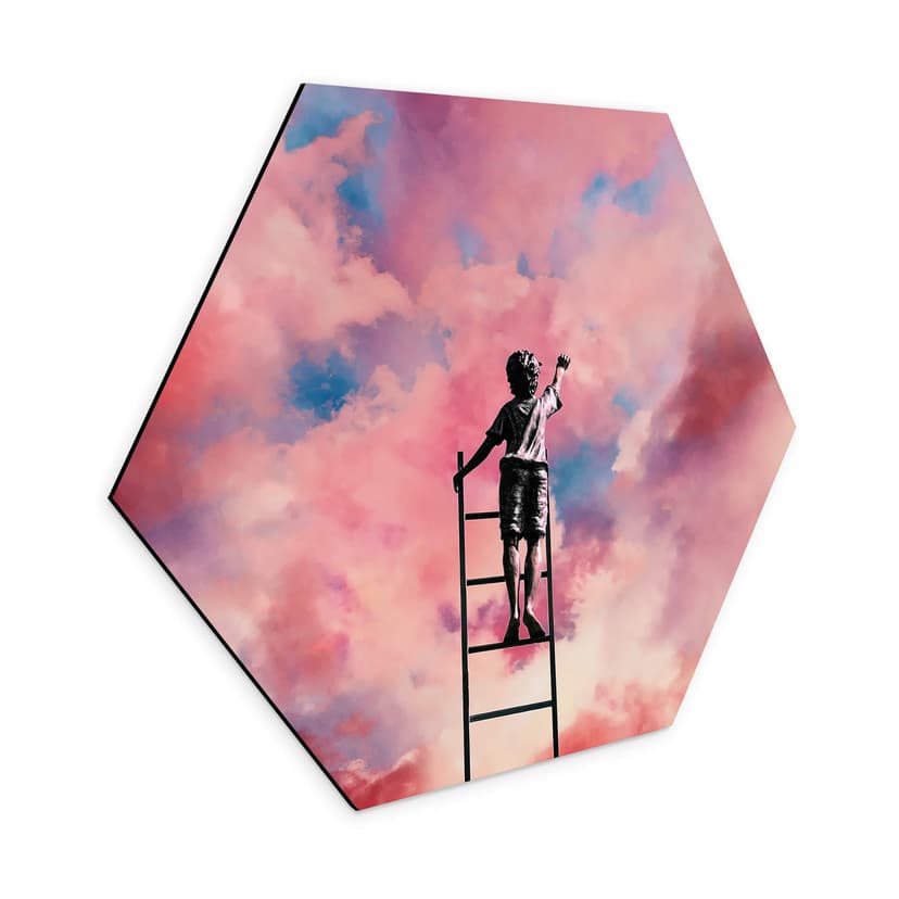 Esagono Alu-Dibond Taudalpoi - Painting Clouds