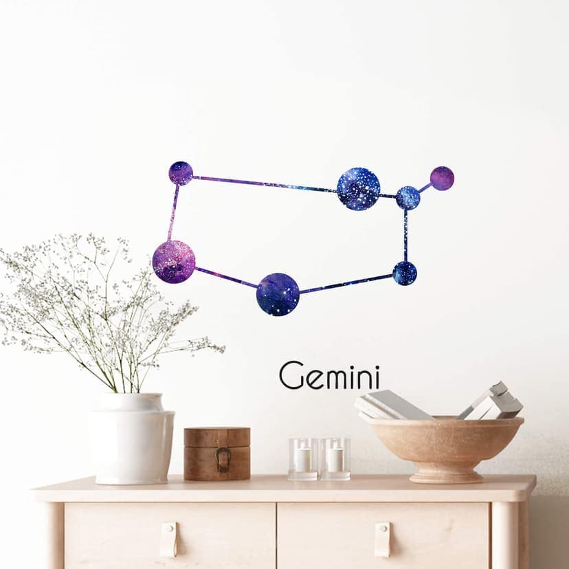 Adesivo murale zodiaco Gemini - Gemelli