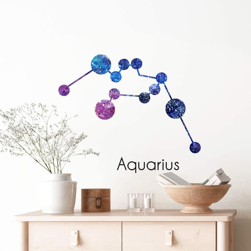Adesivo murale zodiaco Aquarius - Acquario